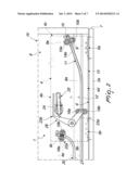 DEVICE FOR SLIDING DOOR LEAVES WITH CO-PLANAR CLOSURE, PARTICULARLY FOR     FURNITURE AND THE LIKE diagram and image