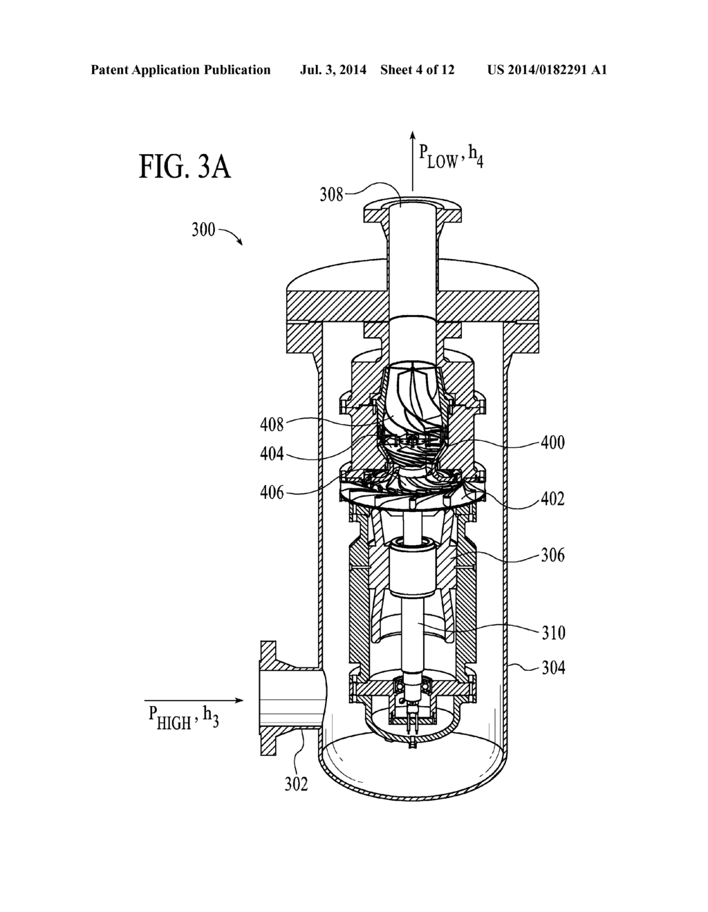 Power Recovery System Using A Rankine Power Cycle Incorporating A     Two-Phase Liquid-Vapor Expander With Electric Generator - diagram, schematic, and image 05