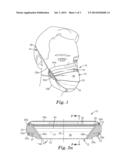 FILTERING FACE-PIECE RESPIRATOR HAVING WELDED INDICIA HIDDEN IN PLEAT diagram and image