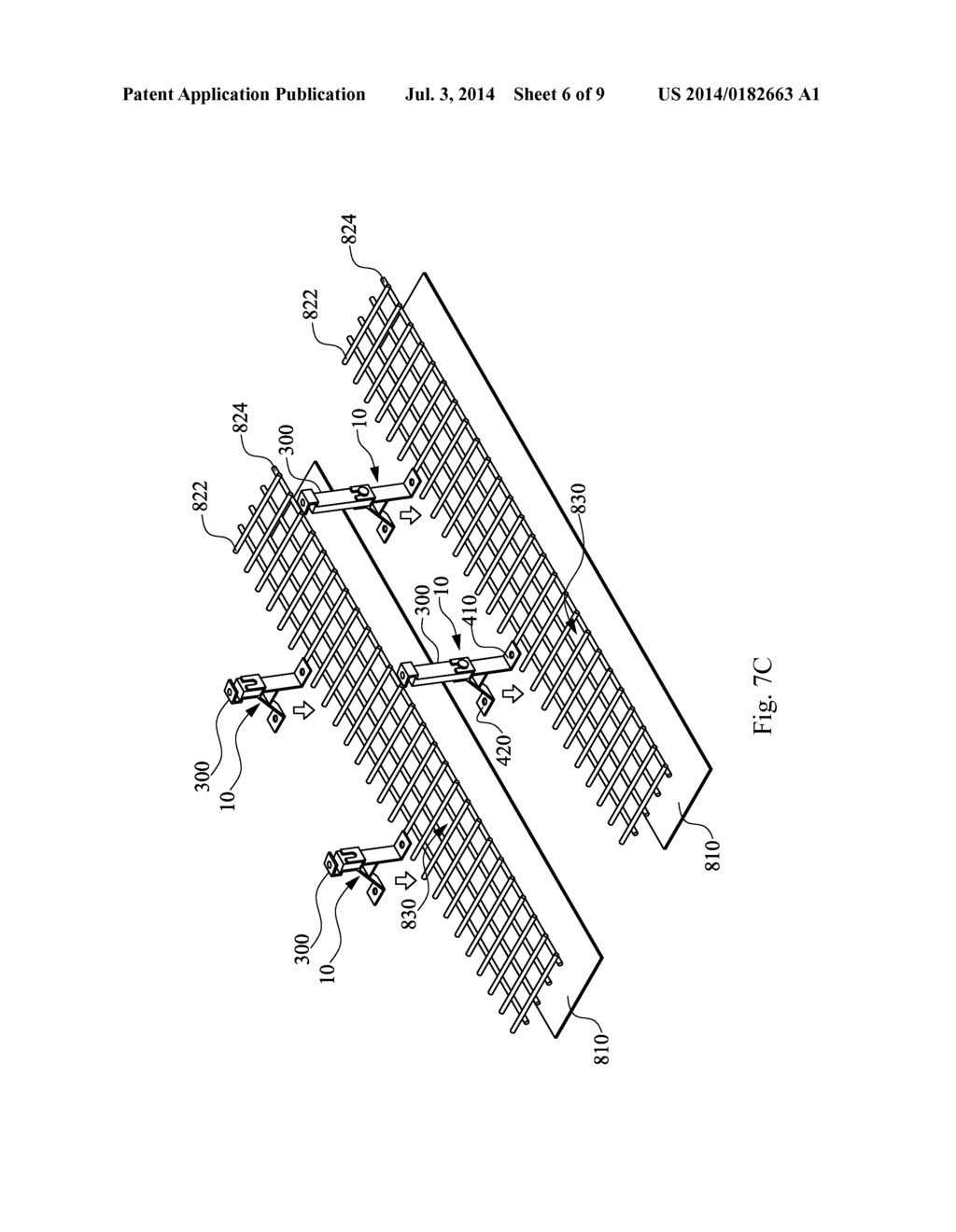 PHOTOVOLTAIC PANEL SYSTEM, PHOTOVOLTAIC PANEL FASTENING DEVICE, AND METHOD     OF INSTALLING PHOTOVOLTAIC PANEL SYSTEM - diagram, schematic, and image 07