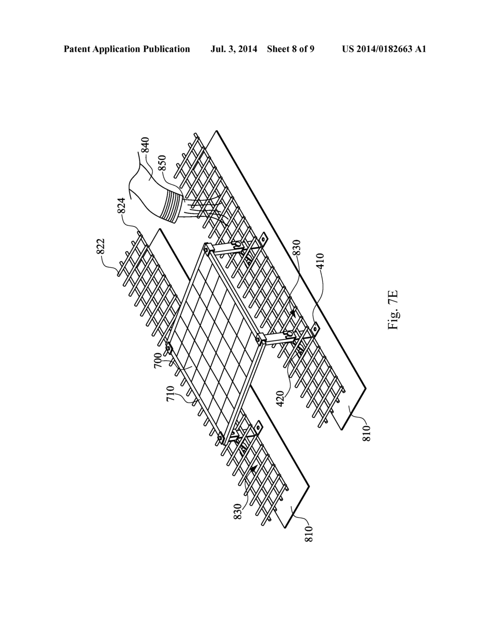 PHOTOVOLTAIC PANEL SYSTEM, PHOTOVOLTAIC PANEL FASTENING DEVICE, AND METHOD     OF INSTALLING PHOTOVOLTAIC PANEL SYSTEM - diagram, schematic, and image 09