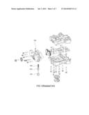 DUAL RELIEF VALVE OF BSM FOR VEHICLE ENGINE diagram and image
