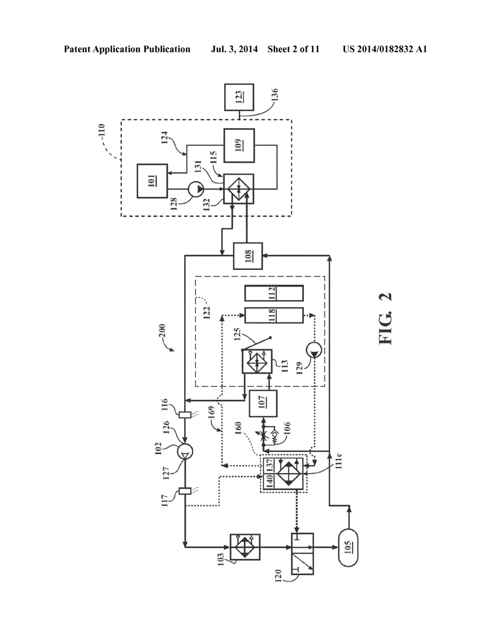 METHOD AND APPARATUS FOR CONTROLLING A COMBINED HEATING AND COOLING VAPOR     COMPRESSION SYSTEM - diagram, schematic, and image 03