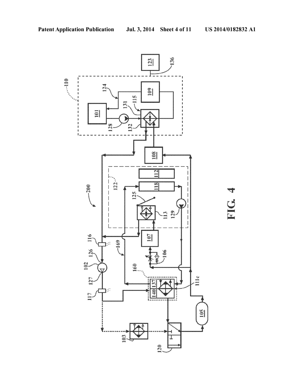 METHOD AND APPARATUS FOR CONTROLLING A COMBINED HEATING AND COOLING VAPOR     COMPRESSION SYSTEM - diagram, schematic, and image 05