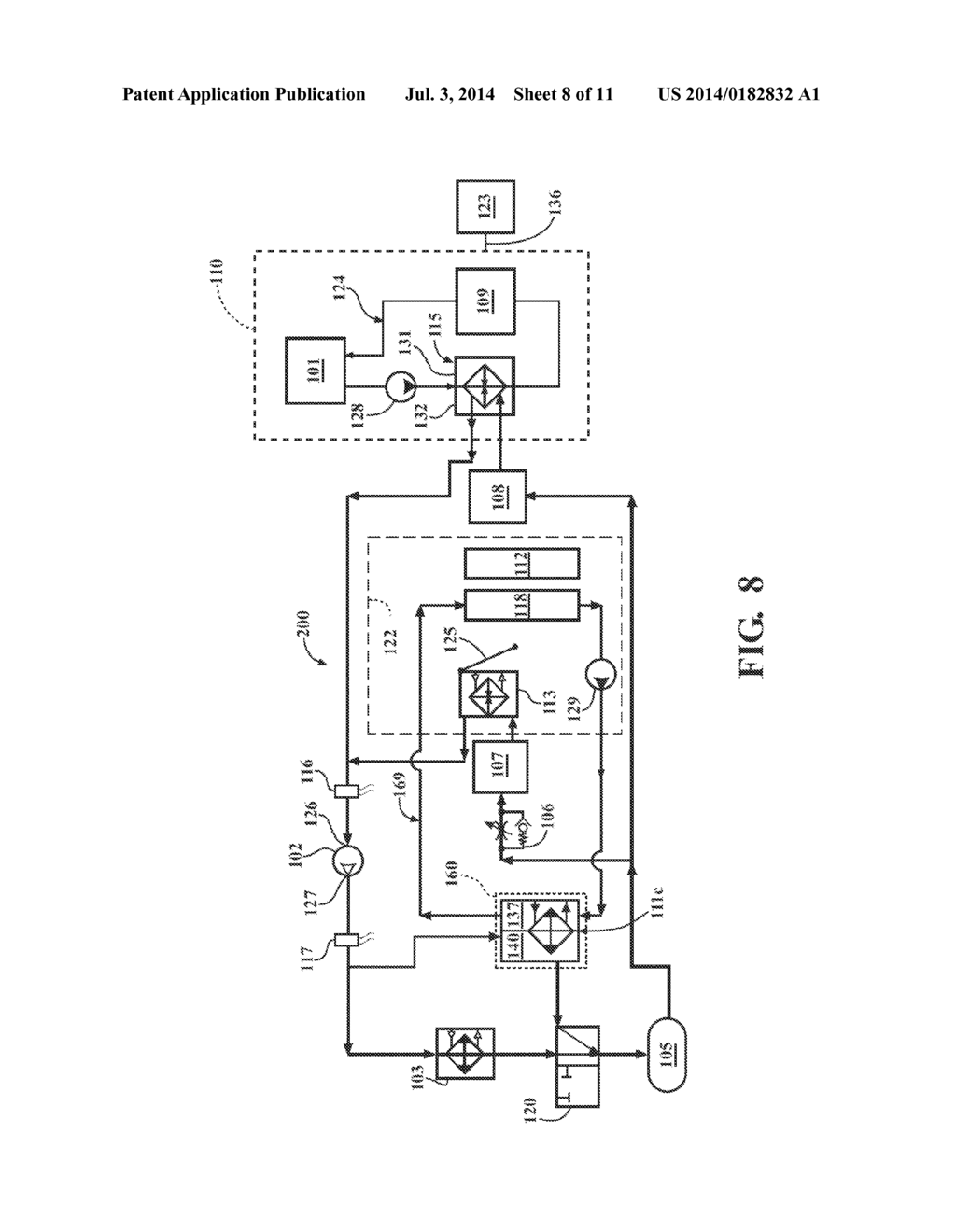 METHOD AND APPARATUS FOR CONTROLLING A COMBINED HEATING AND COOLING VAPOR     COMPRESSION SYSTEM - diagram, schematic, and image 09