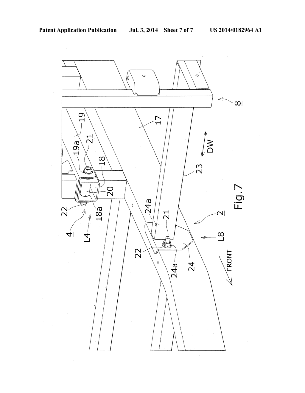 VEHICLE BODY FRAME OF UTILITY VEHICLE - diagram, schematic, and image 08