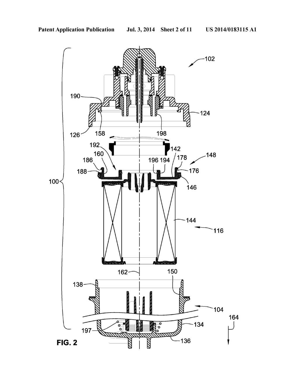 Filter Apparatus with Ejection Arrangement - diagram, schematic, and image 03