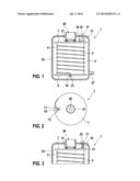 GROUNDING OF A FILTER BY MEANS OF AN ELECTRICALLY CONDUCTIVE CONDUCTOR     TRACE ON THE FILTER ELEMENT diagram and image