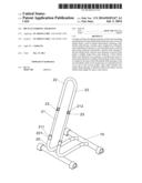 Bicycle parking apparatus diagram and image