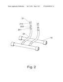 Bicycle parking apparatus diagram and image