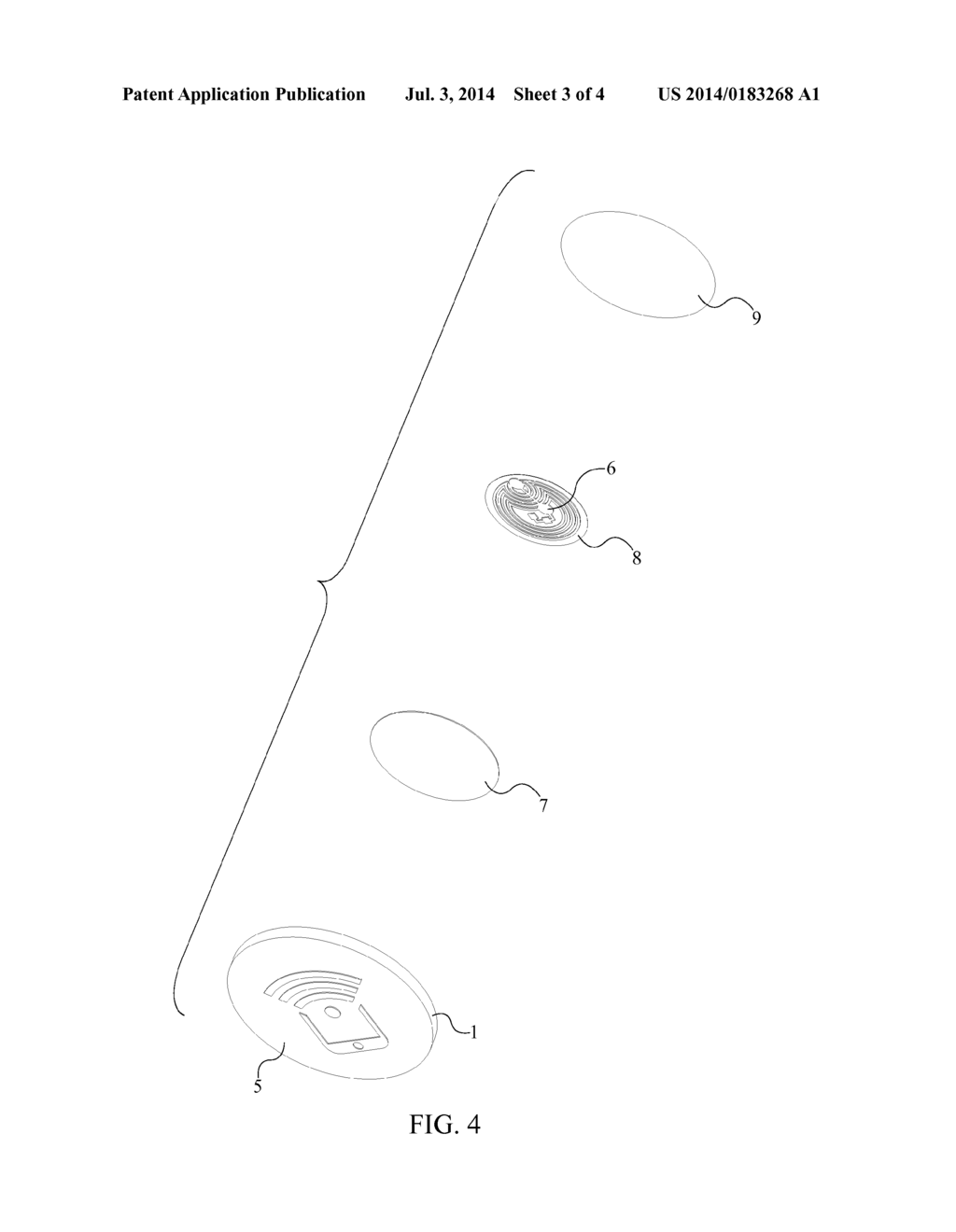 Coin With Embedded Micro-Chip - diagram, schematic, and image 04