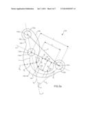 BOOMERANG LINK WITH VIBRATION FILTERING ABILITY AND AIRCRAFT ENGINE MOUNT     PROVIDED WITH SUCH LINK diagram and image