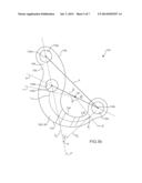 BOOMERANG LINK WITH VIBRATION FILTERING ABILITY AND AIRCRAFT ENGINE MOUNT     PROVIDED WITH SUCH LINK diagram and image