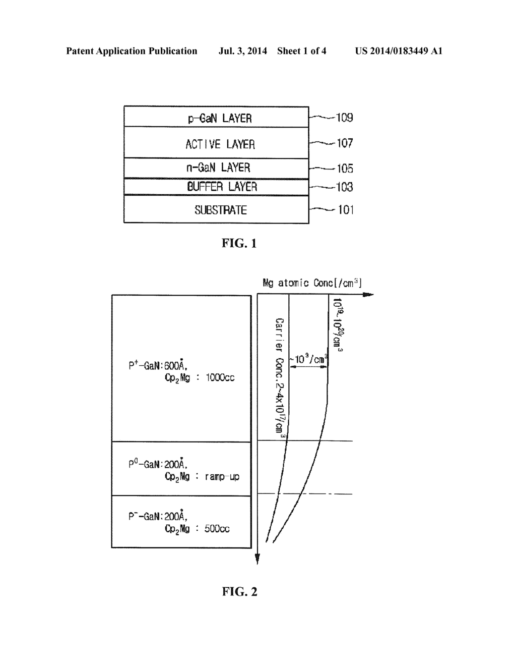 Nitride Semiconductor Light Emitting Device and Fabrication Method Thereof - diagram, schematic, and image 02