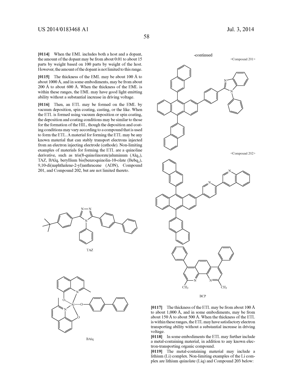 PYRENE-BASED COMPOUND AND ORGANIC LIGHT-EMITTING DIODE COMPRISING THE SAME - diagram, schematic, and image 60