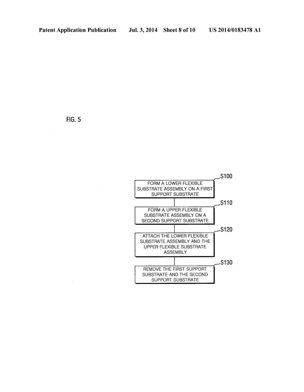 FLEXIBLE ORGANIC LIGHT-EMITTING DISPLAY DEVICE AND METHOD FOR     MANUFACTURING THE SAME - diagram, schematic, and image 09