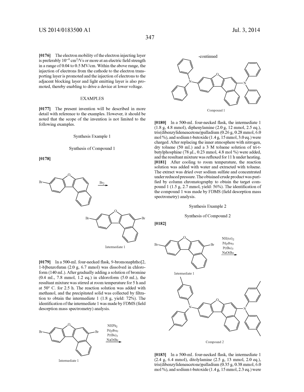 ORGANIC ELECTROLUMINESCENCE - diagram, schematic, and image 349