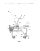 WALKING AID DEVICE WITH FOLDABLE SEAT diagram and image