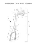 Pick-up Device with Leverage Action Trigger diagram and image