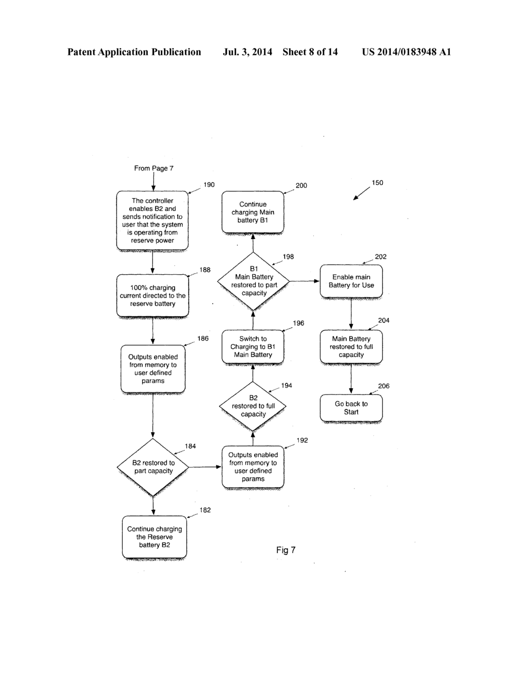 METHOD AND CONTROLLER FOR CONTROLLING SUPPLY OF POWER FROM A BATTERY TO A     LOAD - diagram, schematic, and image 09