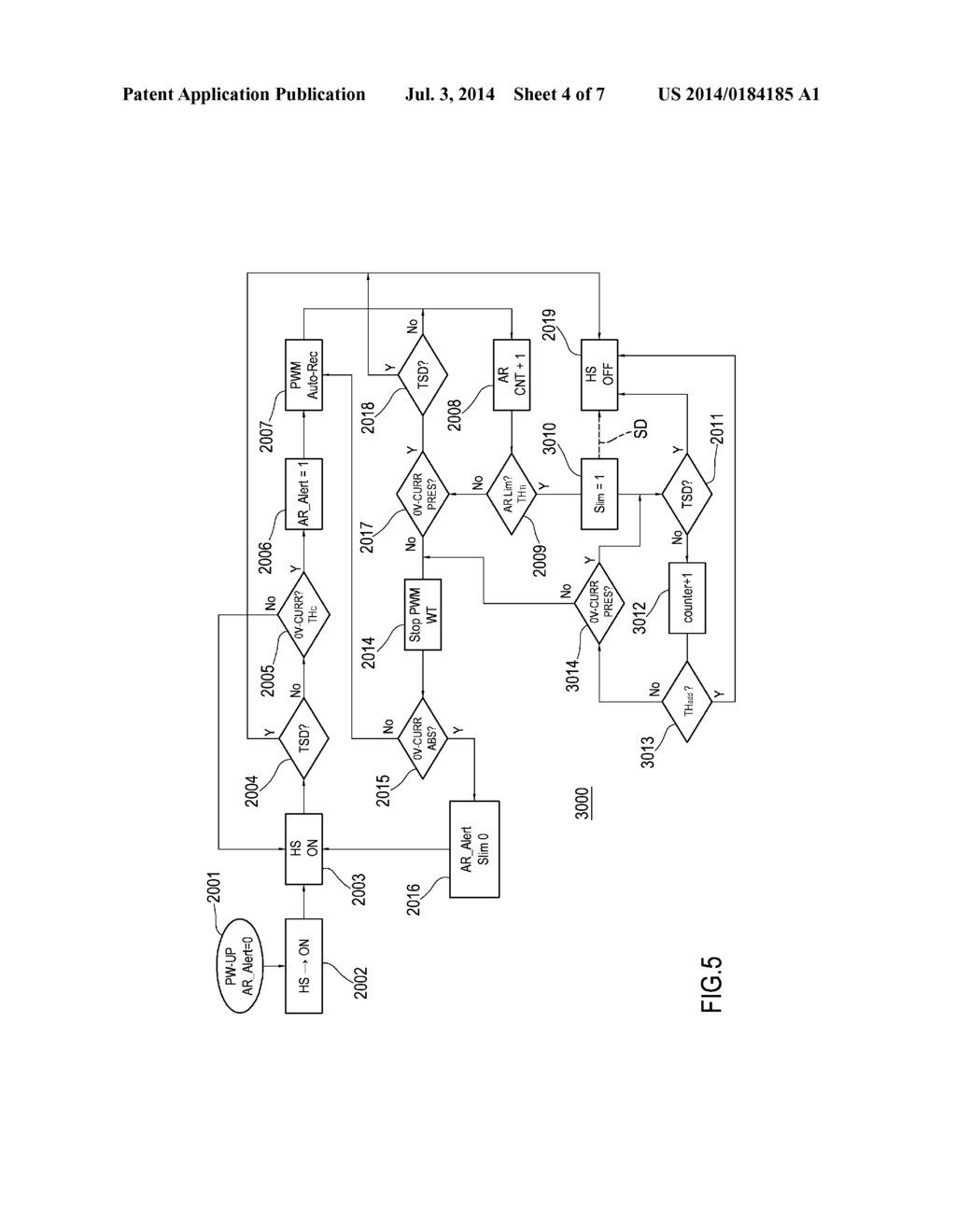 ELECTRIC SYSTEM COMPRISING A LOAD DRIVING APPARATUS BY AUTO-RECOVERY MODE,     AND METHOD OF OPERATING THE APPARATUS - diagram, schematic, and image 05