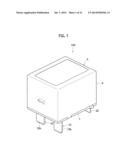 CONTACT POINT DEVICE AND ELECTROMAGNETIC RELAY THAT MOUNTS THE CONTACT     POINT DEVICE THEREON diagram and image