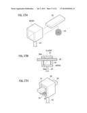 CONTACT POINT DEVICE AND ELECTROMAGNETIC RELAY THAT MOUNTS THE CONTACT     POINT DEVICE THEREON diagram and image