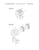 CONTACT POINT DEVICE AND ELECTROMAGNETIC RELAY THAT MOUNTS THE CONTACT     POINT DEVICE THEREON diagram and image