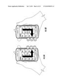 ADAPTING USER INTERFACE BASED ON HANDEDNESS OF USE OF MOBILE COMPUTING     DEVICE diagram and image