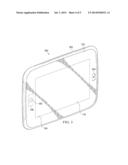 INTEGRATED CAMERA LENS AND TOUCH SCREEN COVER FOR AN ELECTRONIC DEVICE diagram and image