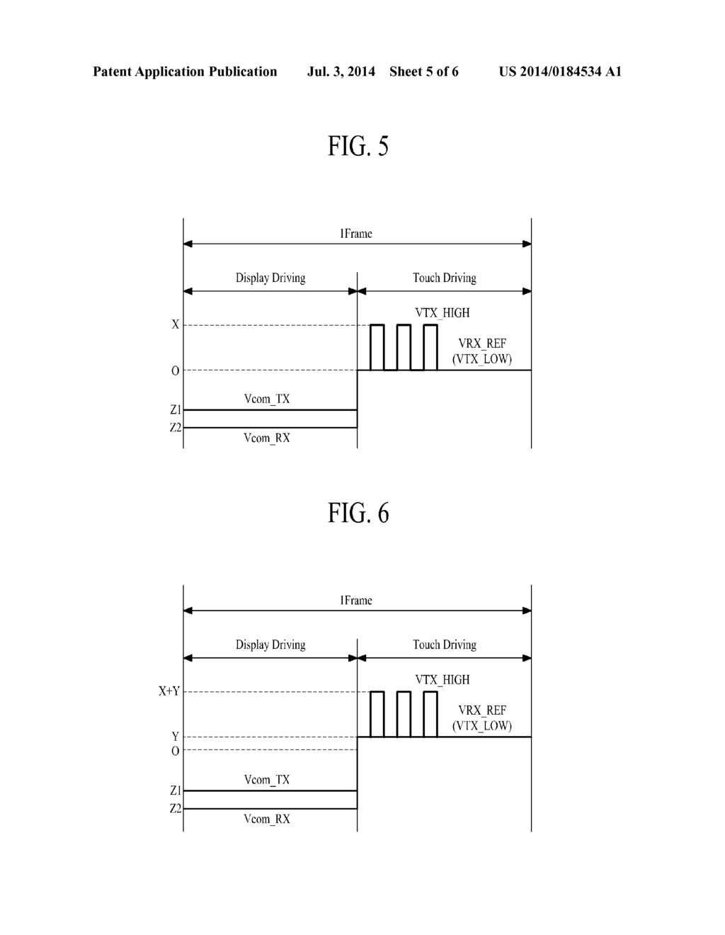 DISPLAY DEVICE WITH INTEGRATED TOUCH SCREEN AND A METHOD OF DRIVING THE     SAME - diagram, schematic, and image 06