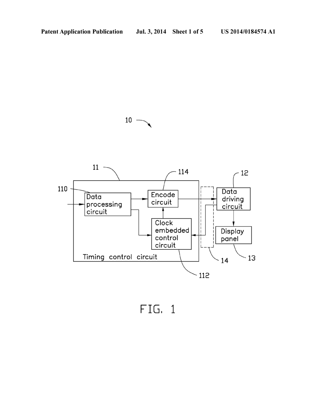 DISPLAY DEVICE, DRIVING METHOD OF DISPLAY DEVICE AND DATA PROCESSING AND     OUTPUTTING METHOD OF TIMING CONTROL CIRCUIT - diagram, schematic, and image 02