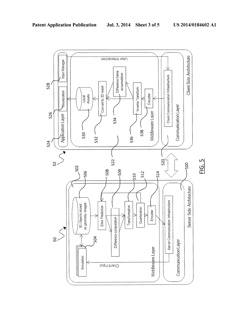 STREAMING A SIMULATED THREE-DIMENSIONAL MODELED OBJECT FROM A SERVER TO A     REMOTE CLIENT - diagram, schematic, and image 04