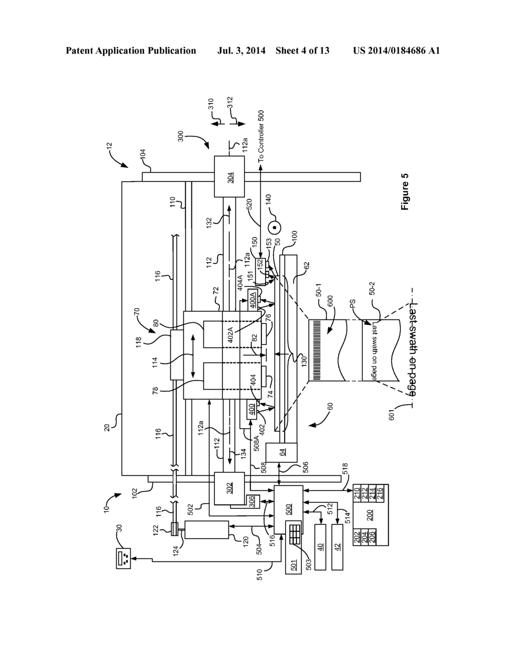 Scan and Pause Method for Determining Ink Drying Time in an Inkjet Printer - diagram, schematic, and image 05