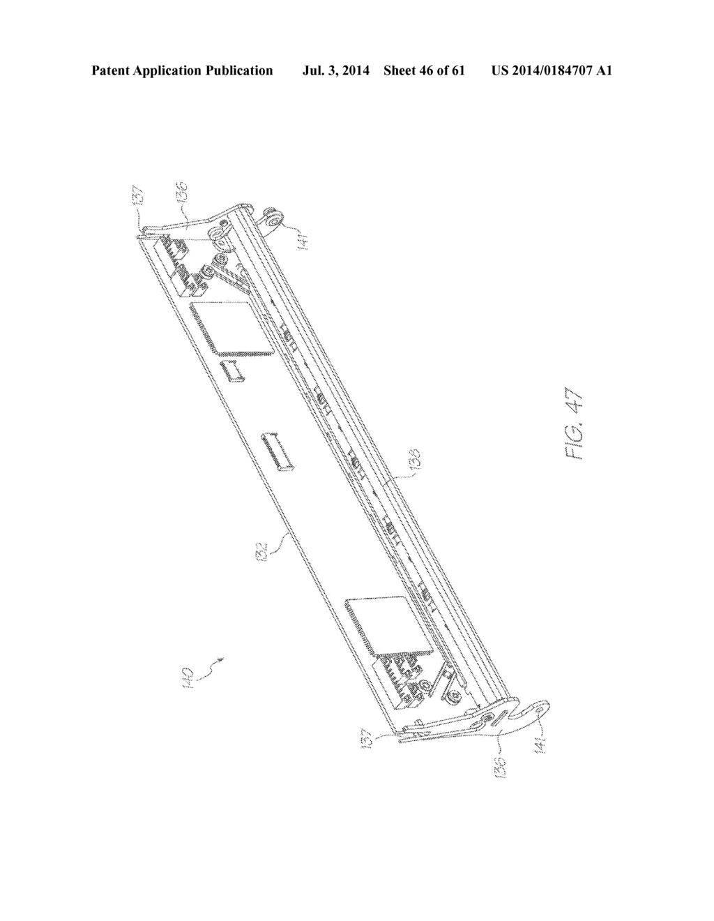 INK DISTRIBUTION MEMBER FOR MOUNTING PRINTHEAD INTEGRATED CIRCUIT - diagram, schematic, and image 47