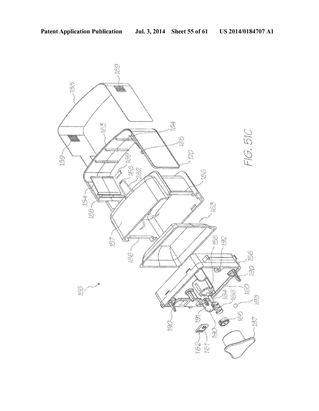 INK DISTRIBUTION MEMBER FOR MOUNTING PRINTHEAD INTEGRATED CIRCUIT - diagram, schematic, and image 56