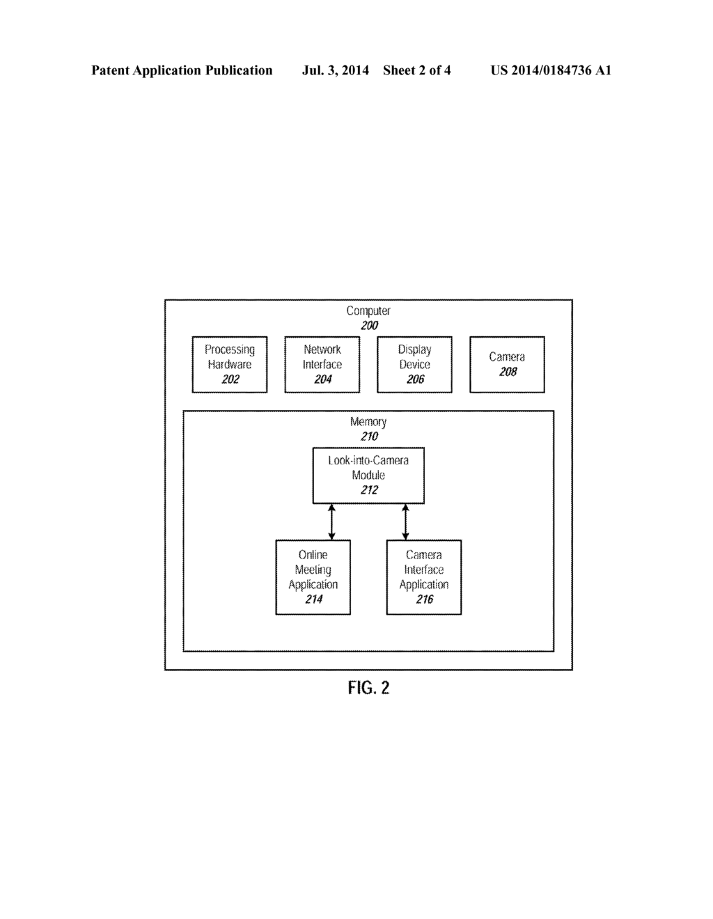 SYSTEMS AND METHODS FOR CAUSING A USER TO LOOK INTO A CAMERA - diagram, schematic, and image 03