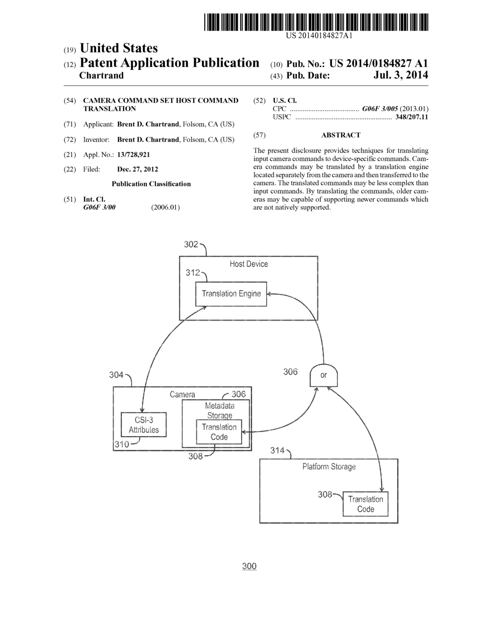 CAMERA COMMAND SET HOST COMMAND TRANSLATION - diagram, schematic, and image 01