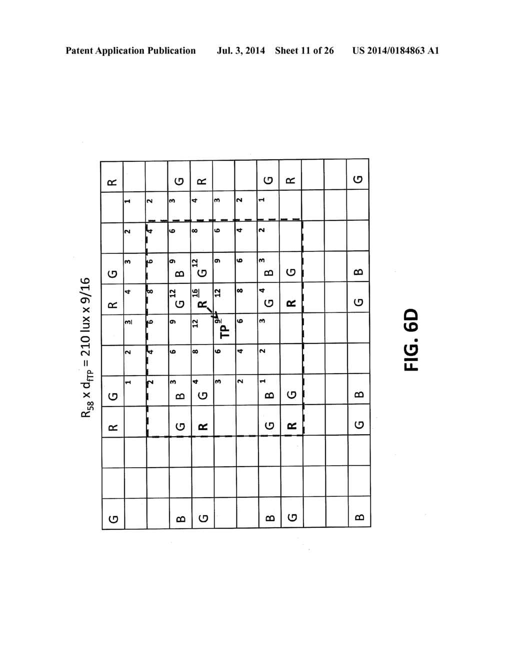 METHOD FOR CORRECTING PIXEL INFORMATION OF COLOR PIXELS ON A COLOR FILTER     ARRAY OF AN IMAGE SENSOR - diagram, schematic, and image 12