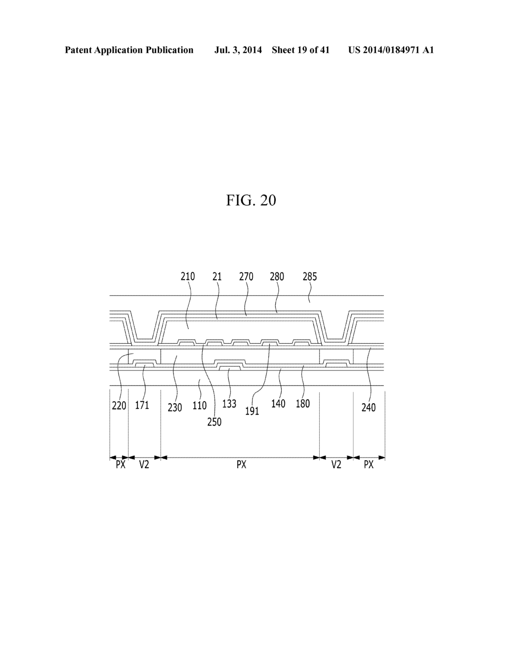 DISPLAY DEVICE AND MANUFACTURING METHOD THEREOF - diagram, schematic, and image 20