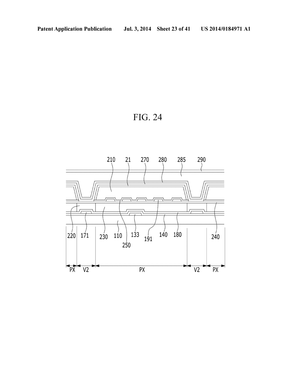 DISPLAY DEVICE AND MANUFACTURING METHOD THEREOF - diagram, schematic, and image 24