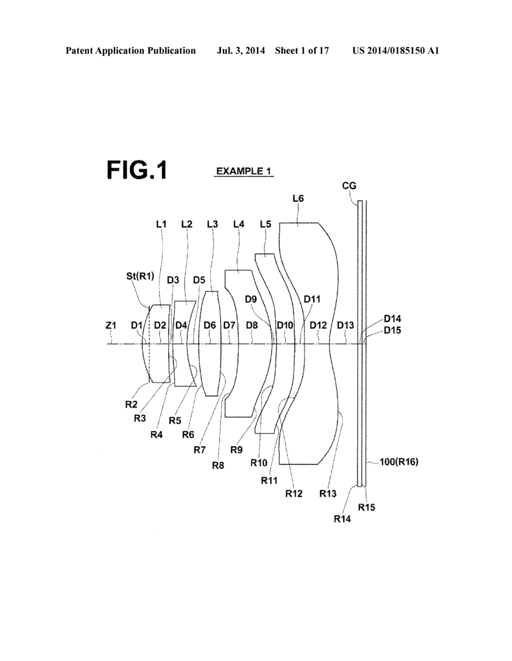 IMAGING LENS AND IMAGING APPARATUS EQUIPPED WITH THE IMAGING LENS - diagram, schematic, and image 02