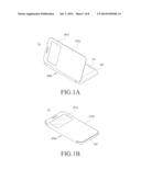 PORTABLE ELECTRONIC DEVICE AND COVER DEVICE THEREOF diagram and image