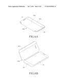 PORTABLE ELECTRONIC DEVICE AND COVER DEVICE THEREOF diagram and image