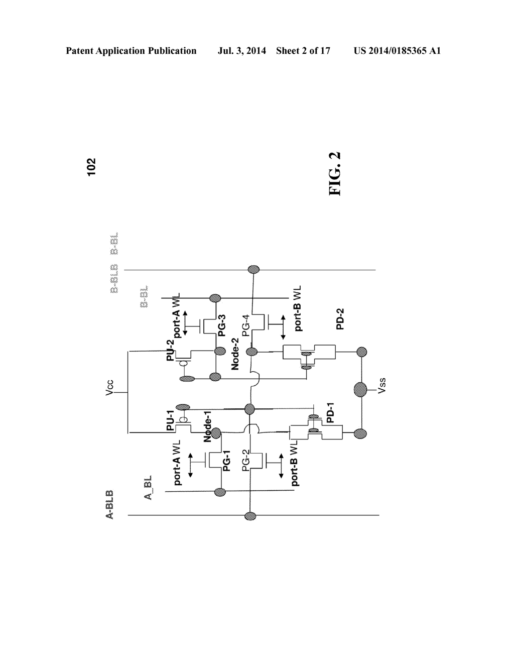 Dual-Port SRAM Connection Structure - diagram, schematic, and image 03