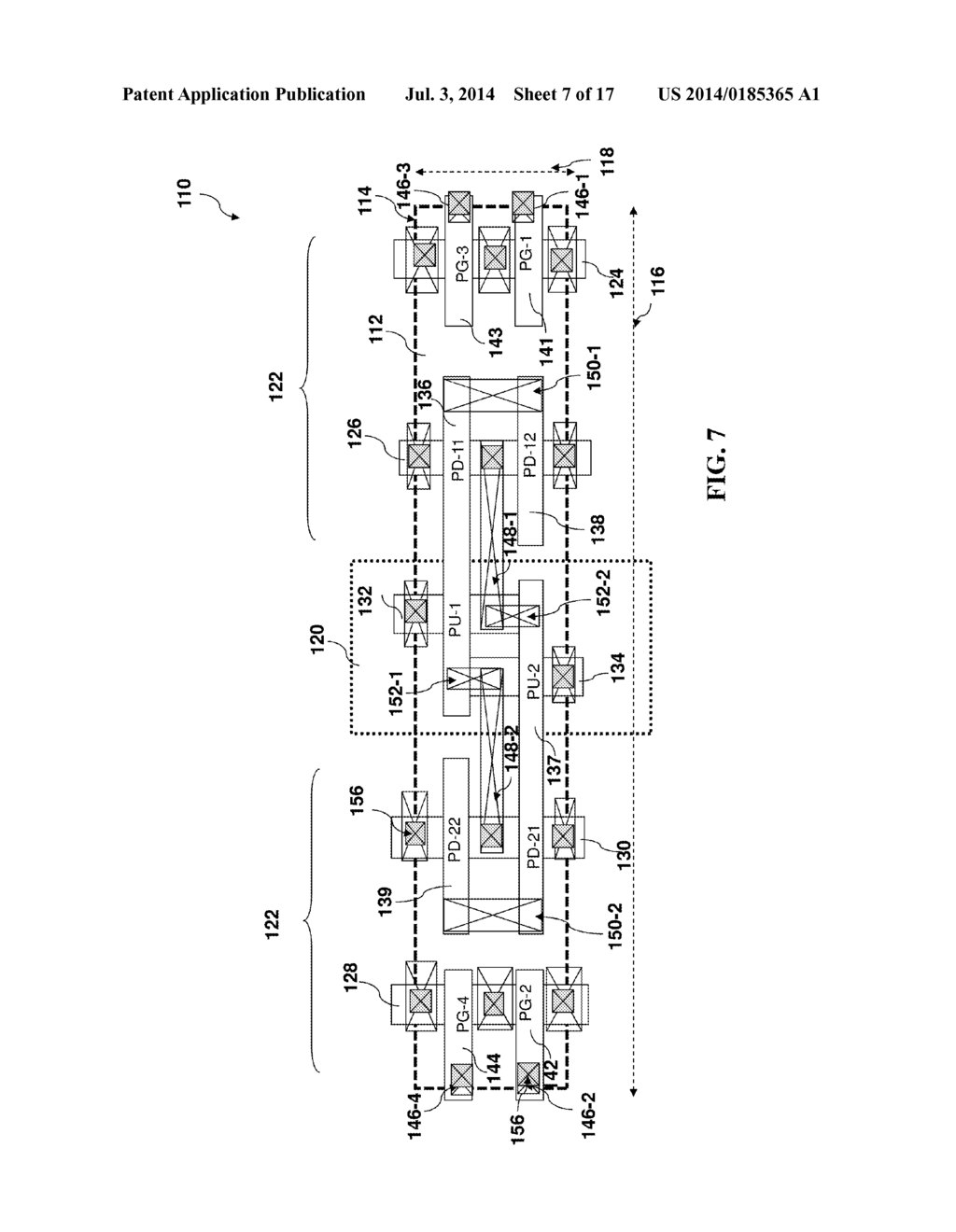 Dual-Port SRAM Connection Structure - diagram, schematic, and image 08