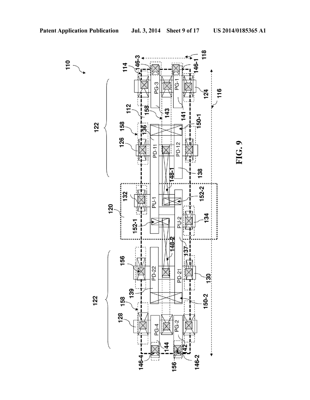 Dual-Port SRAM Connection Structure - diagram, schematic, and image 10