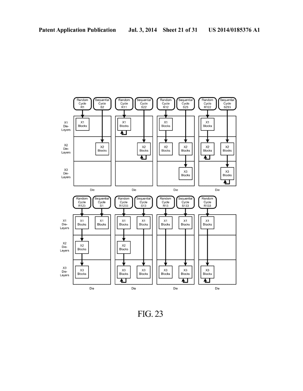 METHOD AND SYSTEM FOR ASYNCHRONOUS DIE OPERATIONS IN A NON-VOLATILE MEMORY - diagram, schematic, and image 22