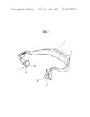 BONE CONDUCTION SPEAKER AND BONE CONDUCTION HEADPHONE DEVICE diagram and image