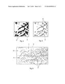 METHOD AND DEVICE FOR AUTOMATICALLY DETERMINING THE RIDGE LINES OF A     VARIABLE-HEIGHT AREA diagram and image